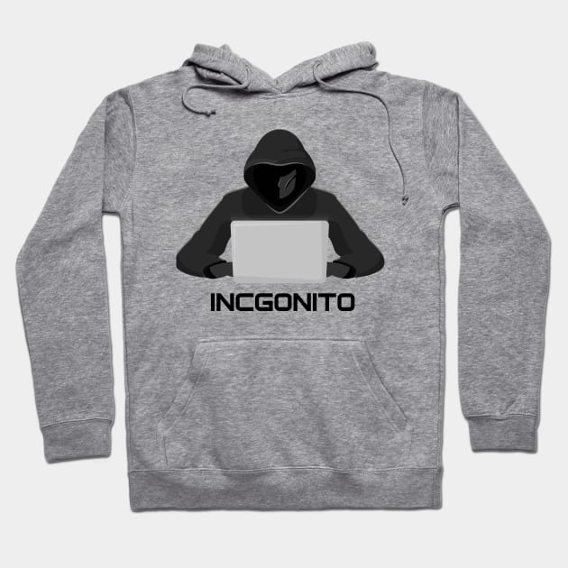 Incognito Dark Hoodie by FungibleDesign